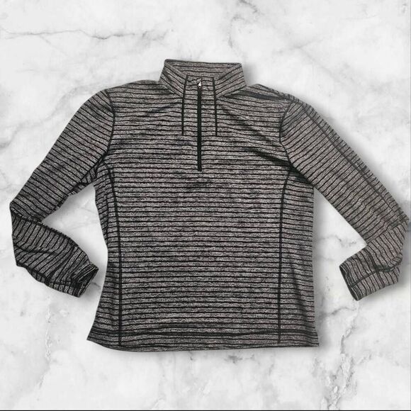 lululemon athletica Other - Lululemon Mens Large Stripe Quarter Zip Long Sleeve